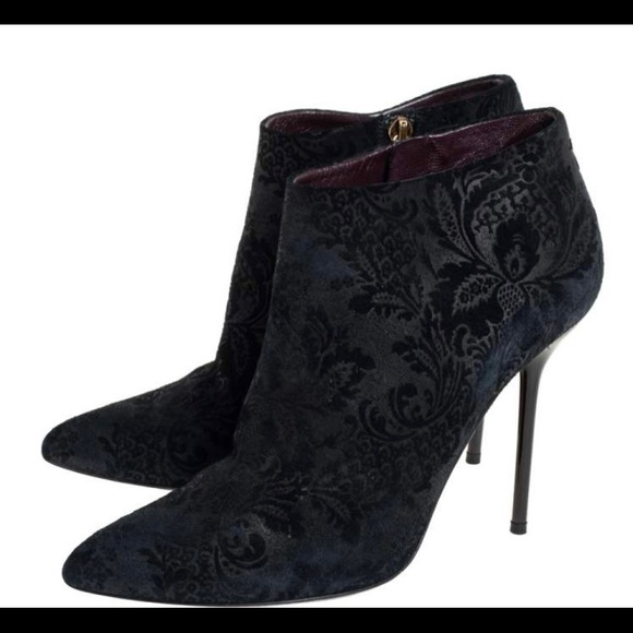 Gucci Suede Ankle Booties - Picture 1 of 12